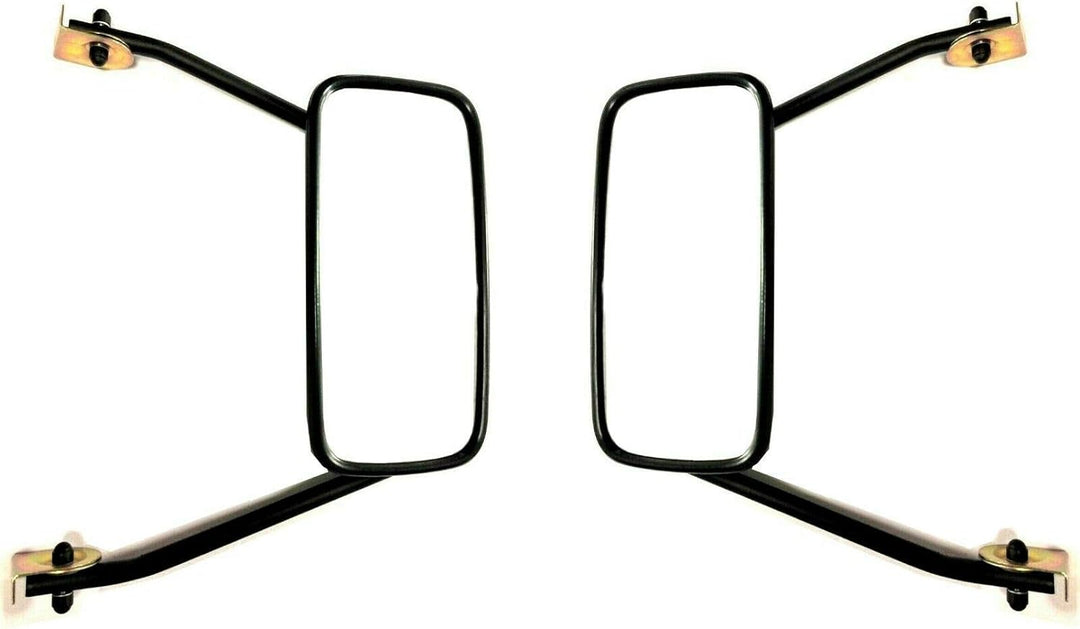 2x Aussenspiegel Rückspiegel für Bagger Traktor 375x185 mm mit Spiegelhalter SET