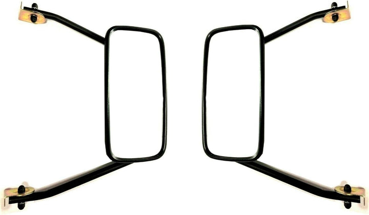 2x Aussenspiegel Rückspiegel für Bagger Traktor 375x185 mm mit Spiegelhalter SET