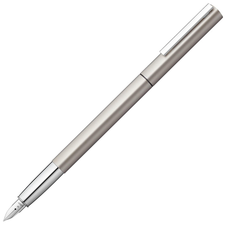Lamy 1235462 ideos Füllhalter 70 - hochwertiger Füller aus Messinggehäuse mit Palladium-Veredelung m
