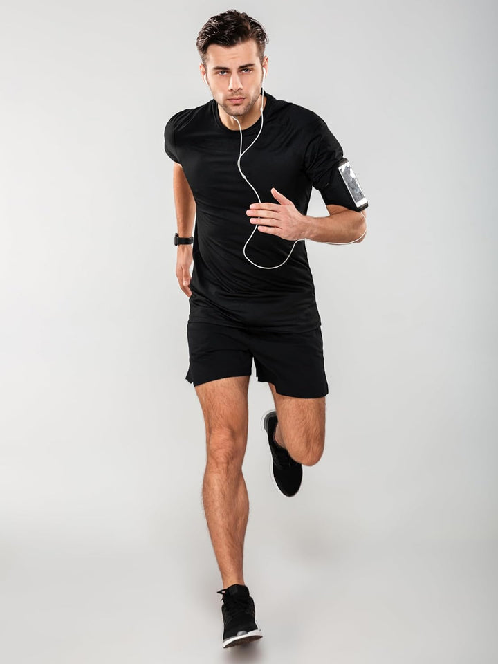 UV Schutz Tshirt Herren 3 Pack UPF 50+ Sonnenschutz Functional Sleeve Schwimmen T-Shirts Rash Guard