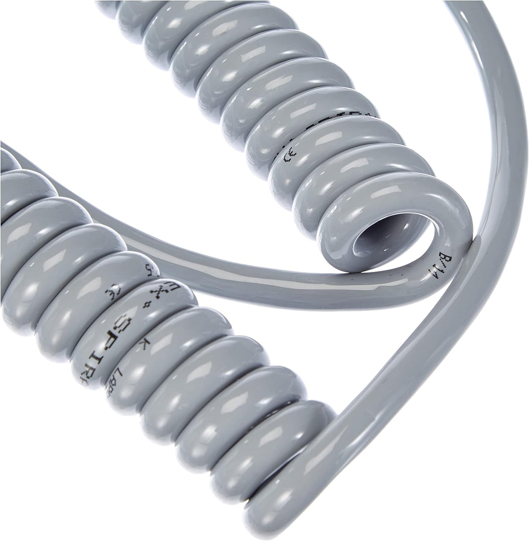 LAPP 70002716 Spiralkabel ÖLFLEX® SPIRAL 400 P 500mm / 1250mm 3G 2.50mm² Grau 1St.