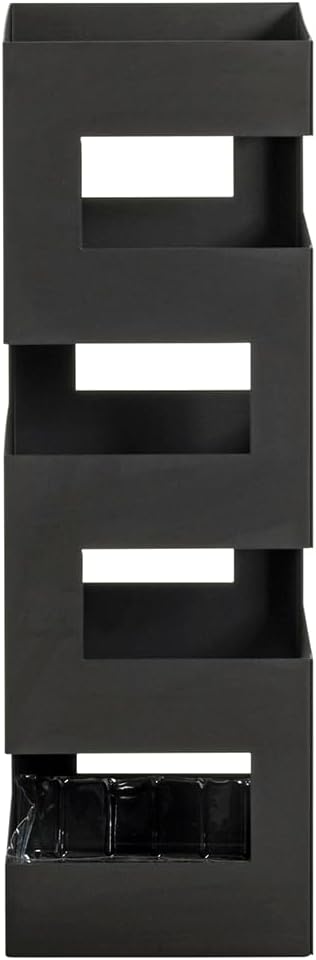 HAKU Möbel Schirmständer, Metall, schwarz, B 16 x T 16 x H 48 cm, Schwarz