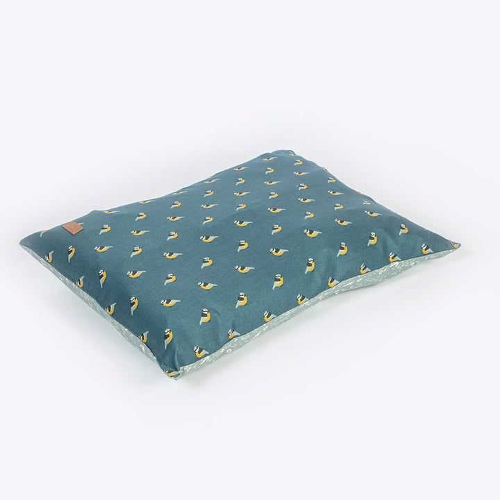 FATFACE Flying Birds Hundedecke, sehr weich, nachhaltig, gross, Blau/Blaugrün Large, Large