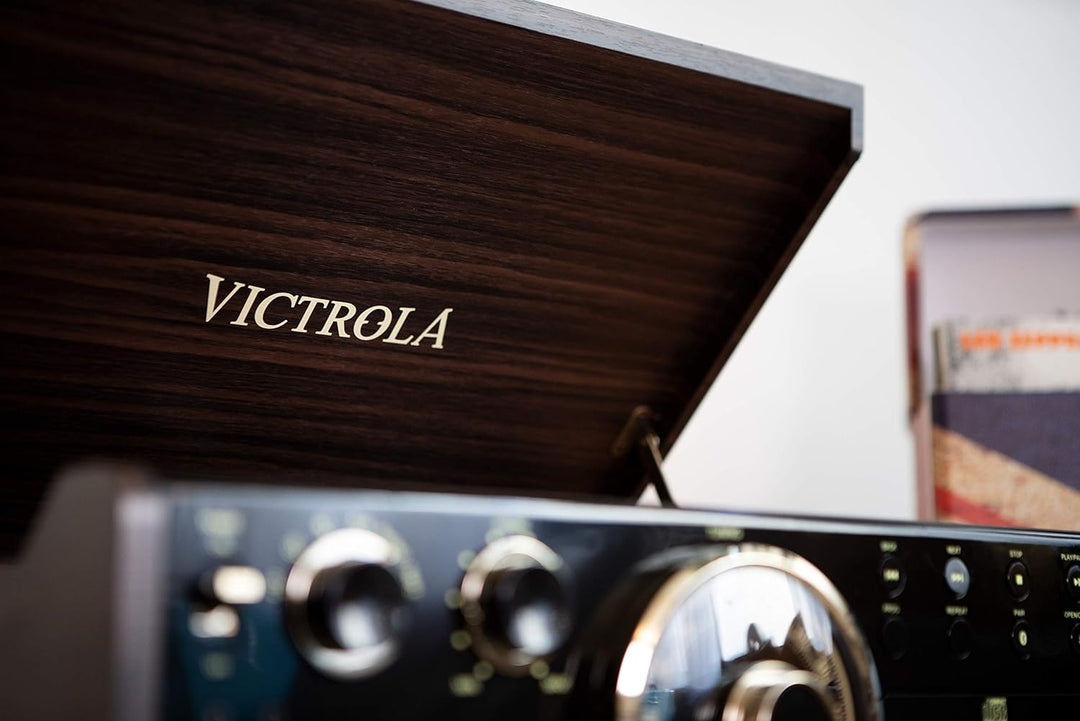 Victrola Empire 6-in-1 Bluetooth Plattenspieler Music Centre Empire Single