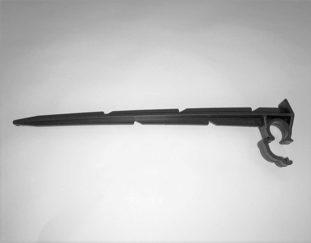 100St. Erdspiesse Erdhaken Steckgabel Leitungshalter f. 16mm Tropfschlauch Perlschlauch Tropfrohr Ga