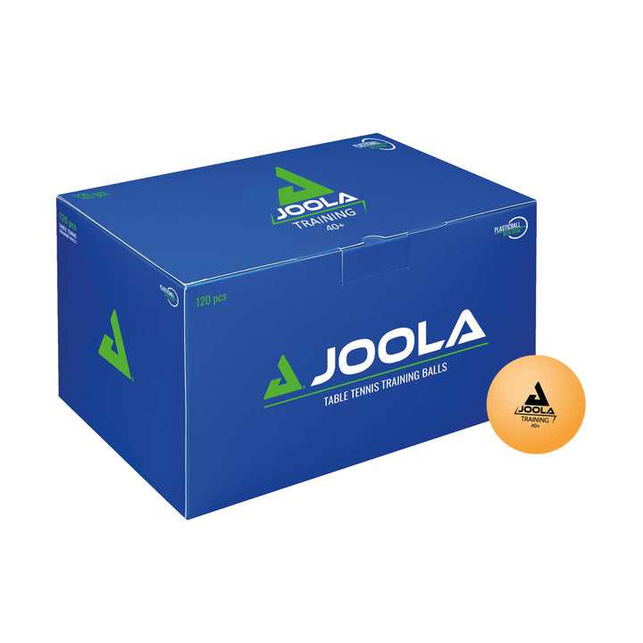 JOOLA Tischtennisbälle TRAINING 40+ mm Durchmesser Premium Tischtennis Bälle, 120 Stück 120er Orange
