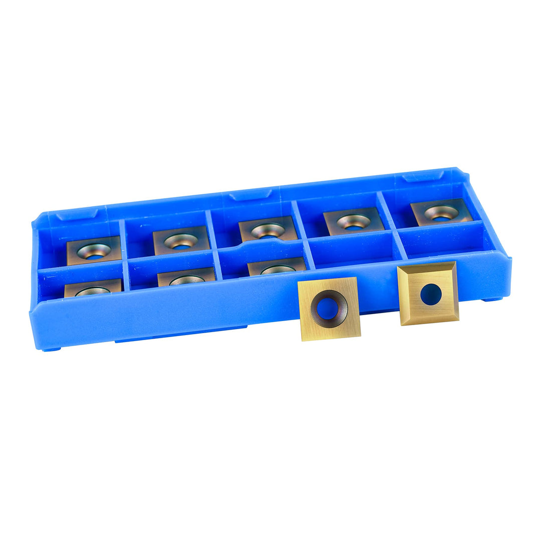 SpeTool 10pcs 12 MM x 12 MM x 2.2 MM Carbide Insert mit ATS-Beschichtung Replacement for Insert Rout