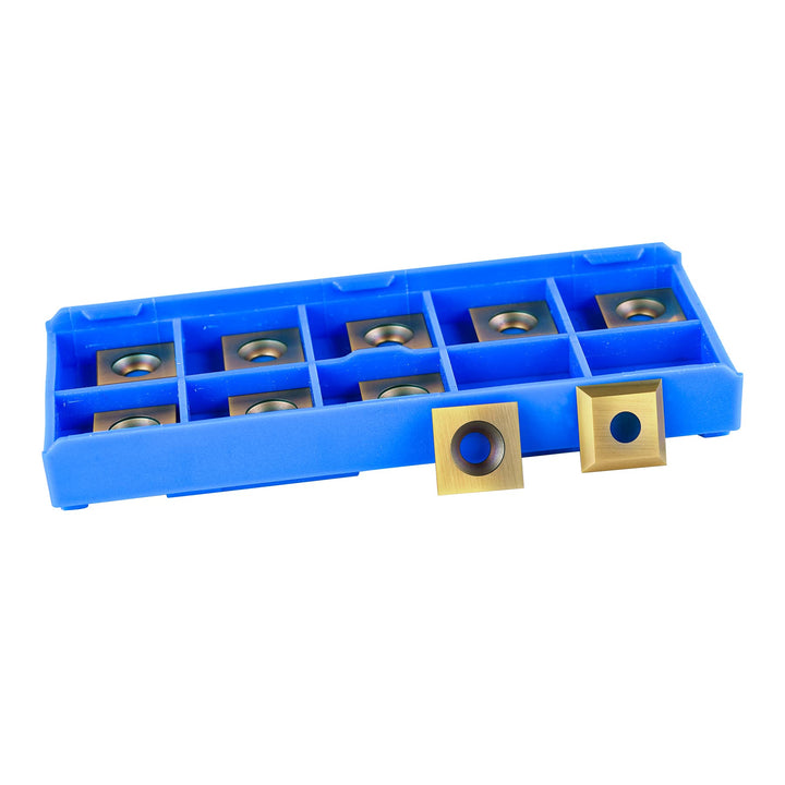 SpeTool 10pcs 12 MM x 12 MM x 2.2 MM Carbide Insert mit ATS-Beschichtung Replacement for Insert Rout