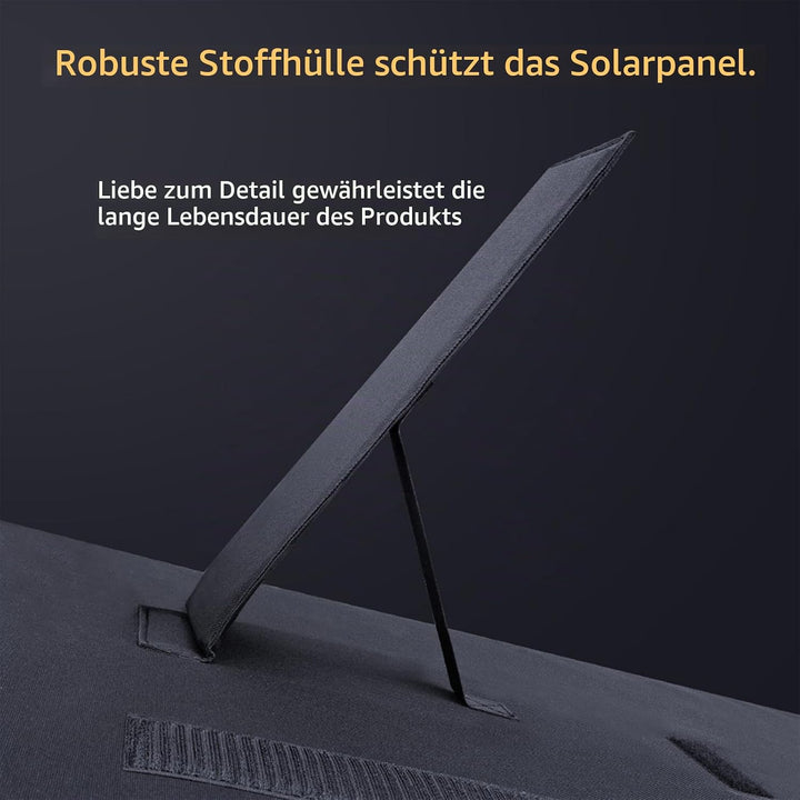 400W Faltbares Solarmodul Solar-Ladegerät mit Ständer IP64 Wasserdicht 22,5% Umwandlungseffizienz T