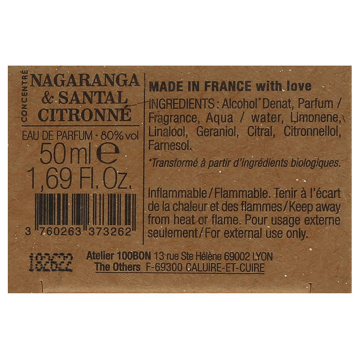 100 BON Nagaranga & Santal citronné, Eau de Parfum