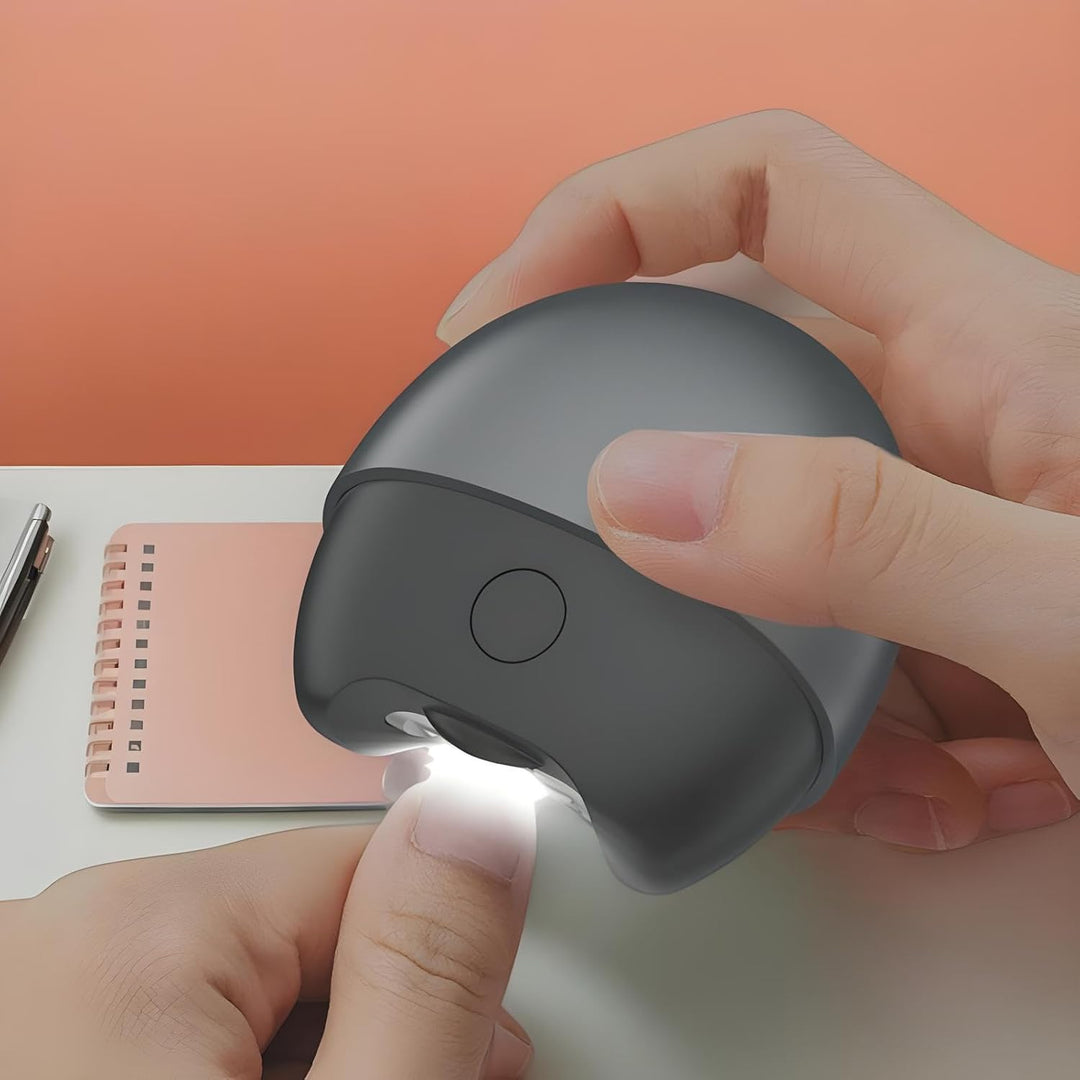 NagelElektrisch, Elektrischer Fussnagel-, Leiser Ergonomischer Nagelschleifer Mit Licht Für Damen He