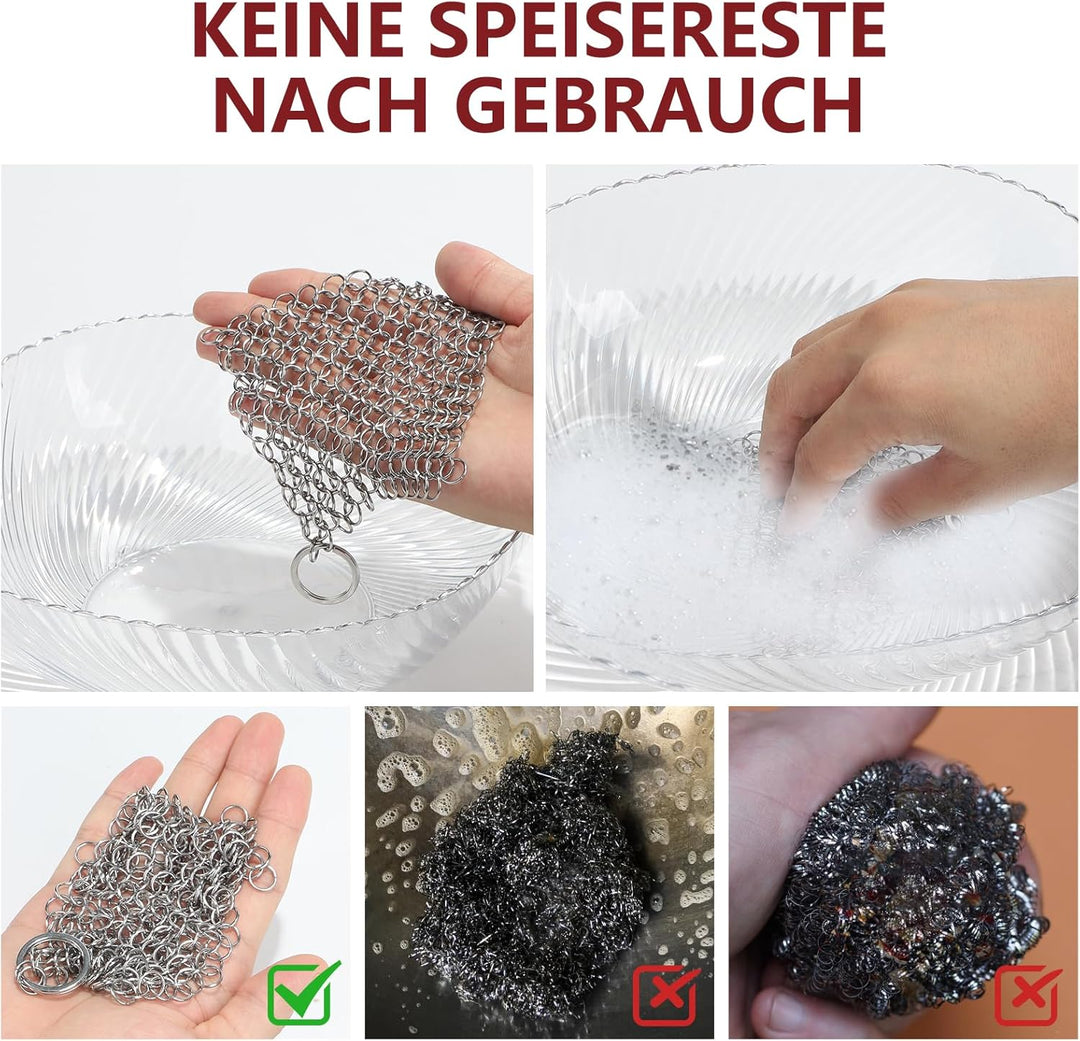 LALAGO Dutch Oven Untersetzer, Ø 20 cm Dutch Oven Ständer, Untersetzer aus Metall, Ringreiniger Dutc