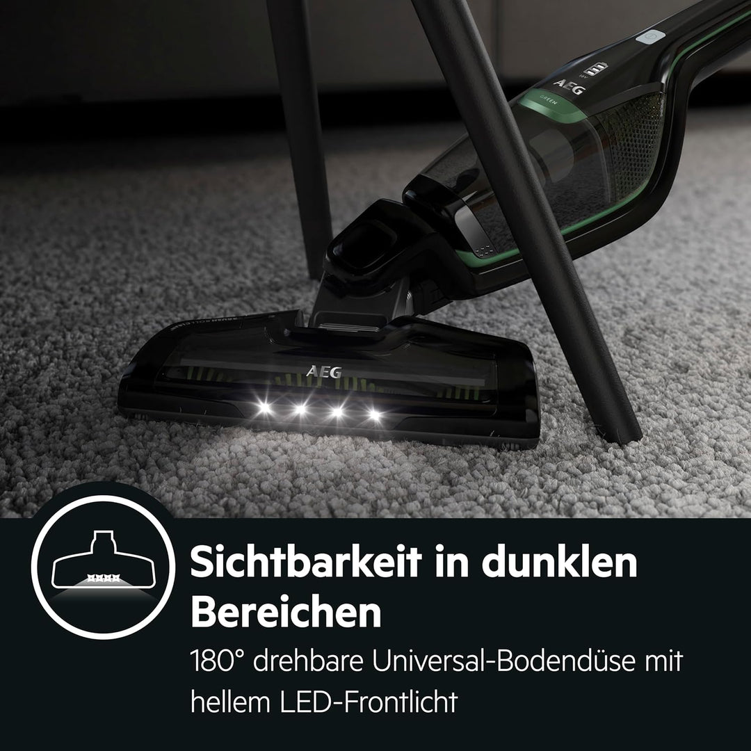 AEG Ergorapido CX7-2-45MÖ 2in1 Akku Staubsauger/50% Recyclingmaterial/beutellos/bis zu 45 min Laufze