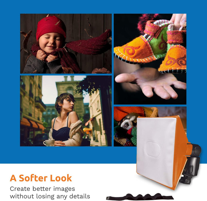 LumiQuest SoftBox III LQ-119S, Flash Diffuser & Light Softener, Universal Classic Design for Externa