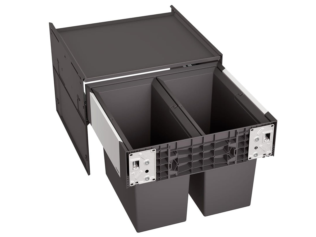 BLANCO SELECT II 50/2 | Kunststoff, Aluminium | 50er Unterschrank | Auszugssystem zur Frontanbindung
