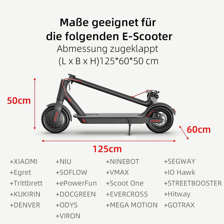 E-Scooter Transporttasche Falttasche Tragetasche Schutztasche Aufbewahrungstasche für Universal Elek