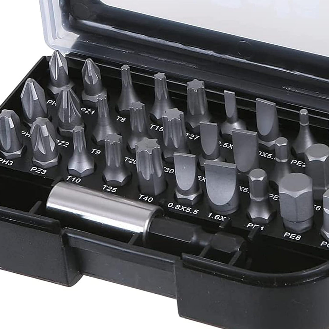 Beta 860EA/31 - Sortiment mit 30 schraubeinsätzen und magnetischer schraubeinsatzhalter, im kunststo