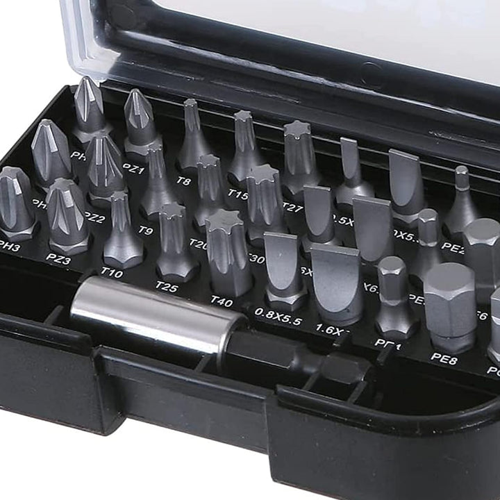 Beta 860EA/31 - Sortiment mit 30 schraubeinsätzen und magnetischer schraubeinsatzhalter, im kunststo