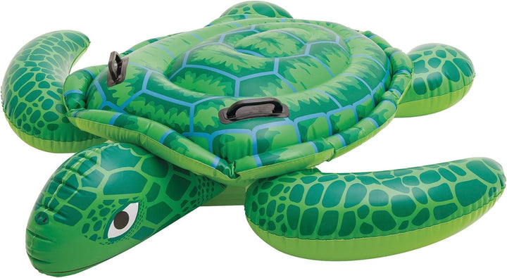 Intex Lil' Sea Turtle Ride-On - Aufblasbarer Reittier 58001 Blau 335 x 335 cm Single, Single