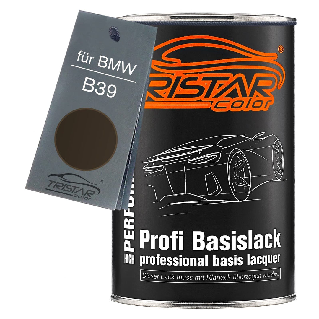 TRISTARcolor Autolack Dose spritzfertig für BMW B39 Mineralgrau Metallic/Mineral Grey Metallic Basis