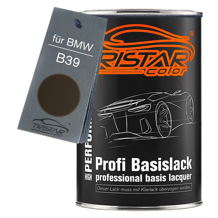 TRISTARcolor Autolack Dose spritzfertig für BMW B39 Mineralgrau Metallic/Mineral Grey Metallic Basis