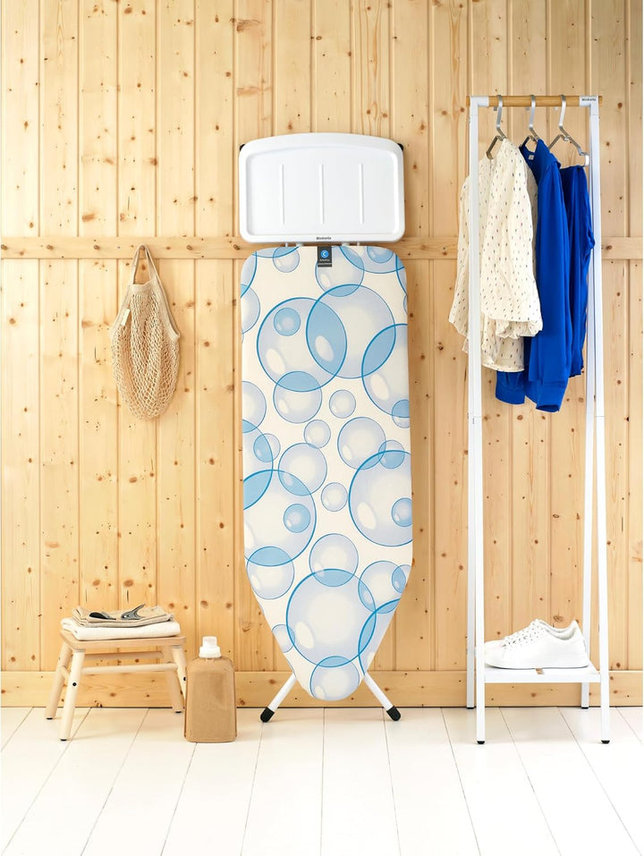 Brabantia - Bügelbrett C PerfectFlow - für Dampferzeuger - XL-Dampfbügeltisch Innovativem, dreilagig