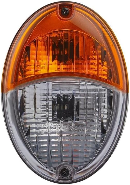 HELLA - Blinkleuchte - Agroluna - Halogen - 12V - Einbau/Anbau/geschraubt - Lichtscheibenfarbe: gelb