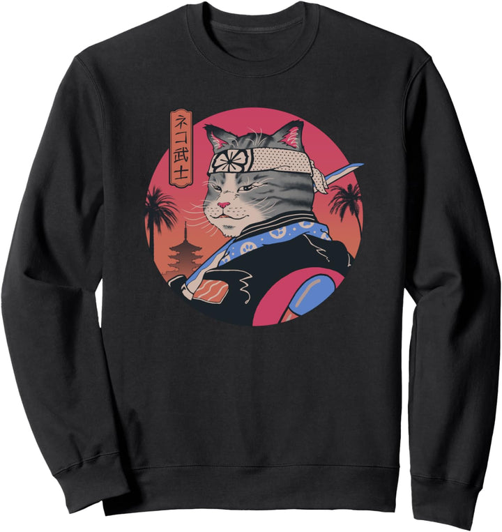 Samurai Cat Sweatshirt