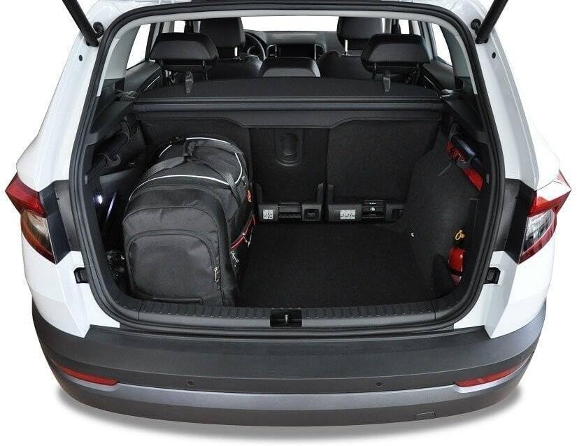 KJUST Dedizierte Kofferraumtaschen 4 STK kompatibel mit Skoda KAROQ I 2017+