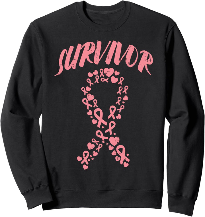 Survivor Pink Ribbon gewann Brustkrebsbewusstsein Frauen Sweatshirt