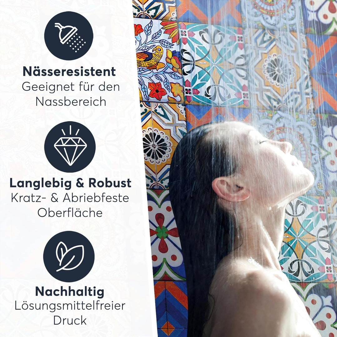 CREATISTO Mosaik-Fliesen Fliesensticker Fliesenfolie - Klebefolie Aufkleber für Wand-Fliesen I Klebe