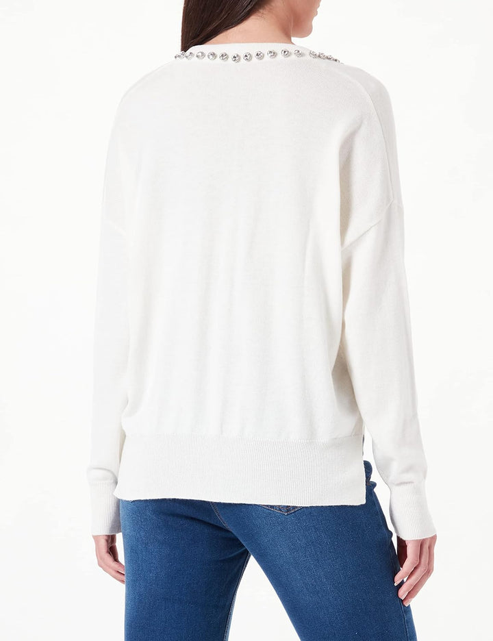 Replay Damen Pullover S 001 White, S 001 White