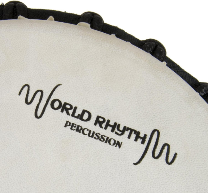World Rhythm MDJ002-RD 10" Seil gestimmte Djembe-Trommel - Rote Afrikanische Synthetic Handtrommel R