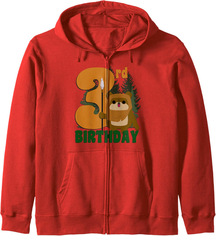Star Wars Ewok On Endor 3rd Birthday Kapuzenjacke