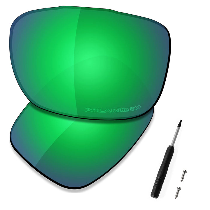 Saucer Premium Ersatzgläser für Oakley TwoFace OO9189 Sonnenbrillen High Definition - Jade Green Pol
