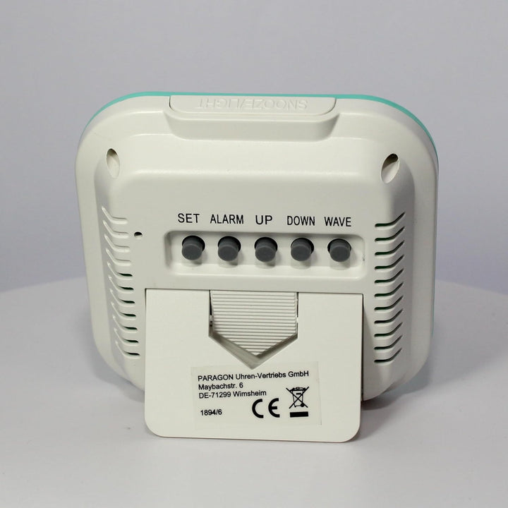 Atlanta LCD Funkwecker Digital Anzeige Licht Snooze Temperatur - 1894/6 (Grün), Grün