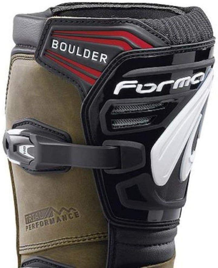FORMA Stiefel Moto Trial Boulder Eichzulassung CE 45 EU Braun, 45 EU Braun