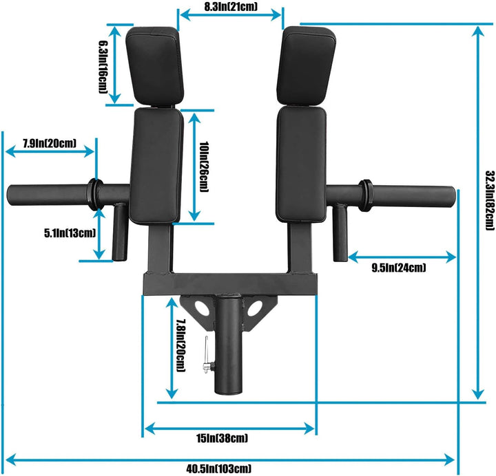 Viking Press Landmine Griff für 5,1 cm olympische Langhantel, T-Bar Row Attachment Core Strength Tra
