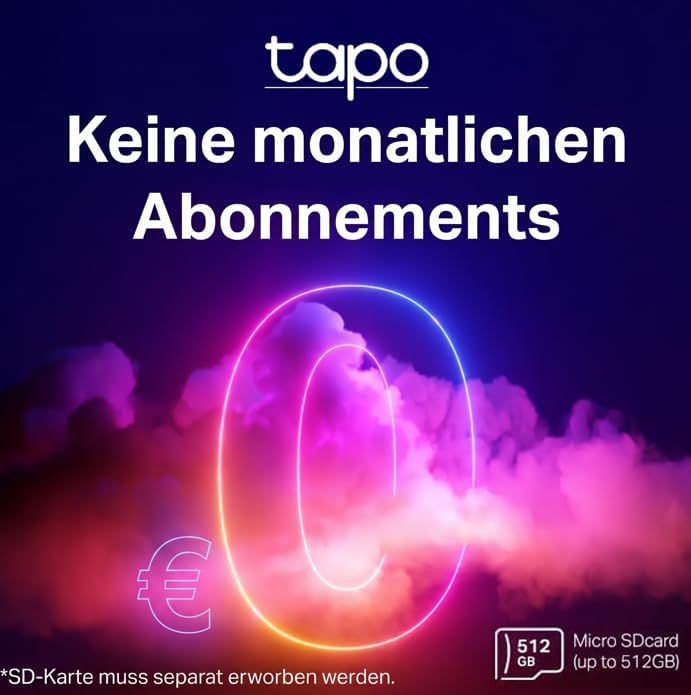 Tapo C201 360° WLAN-Überwachungskamera für Innenräume, 1080P, Nachtsicht, Bewegungserkennung, Zwei-W
