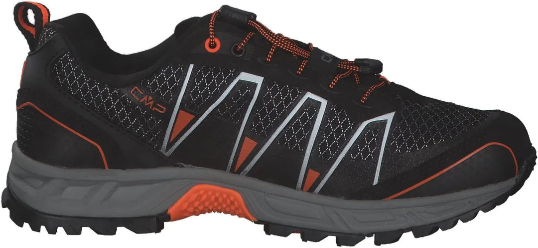 CMP Herren Altak Trail Running Shoe 40 EU Black Flash Orange, 40 EU Black Flash Orange