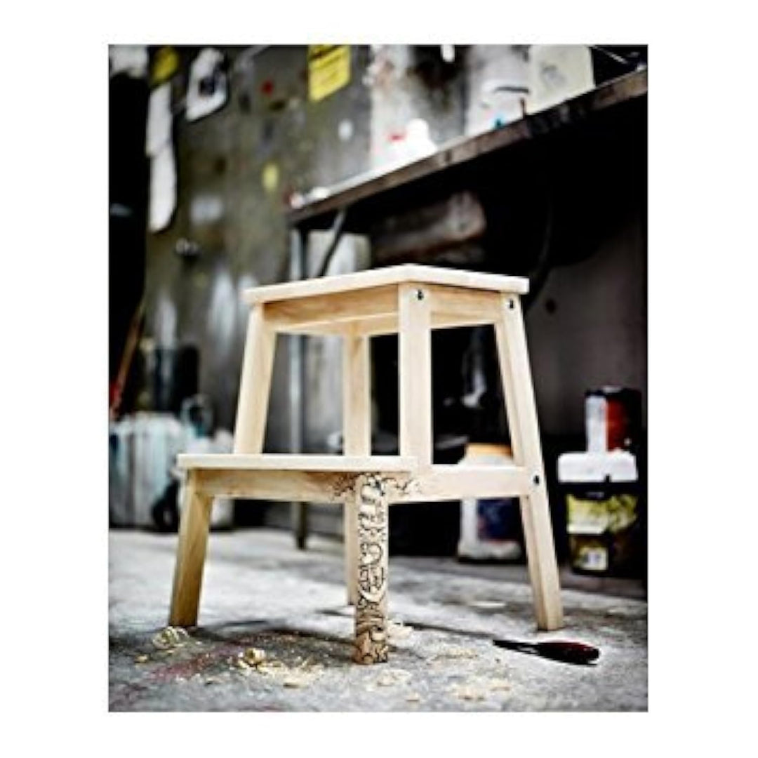 Ikea BEKVAM Allzwecktreppe aus Holz, Beige