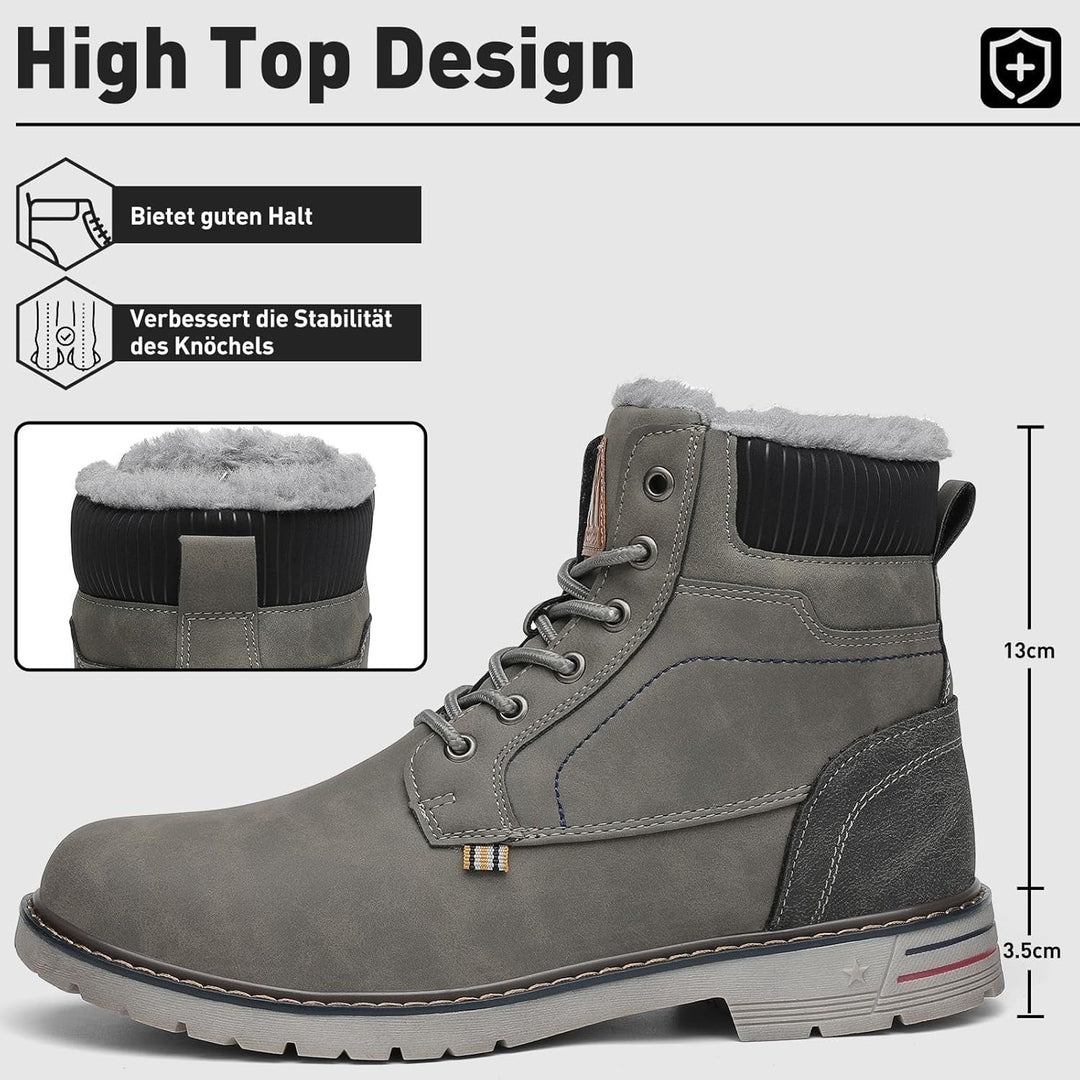 Mishansha Winterschuhe Herren Stiefel Warm Gefüttert Winterstiefel Damen Wasserdicht Outdoor Schnees