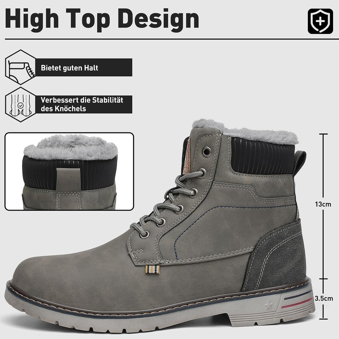 Mishansha Winterschuhe Herren Stiefel Warm Gefüttert Winterstiefel Damen Wasserdicht Outdoor Schnees