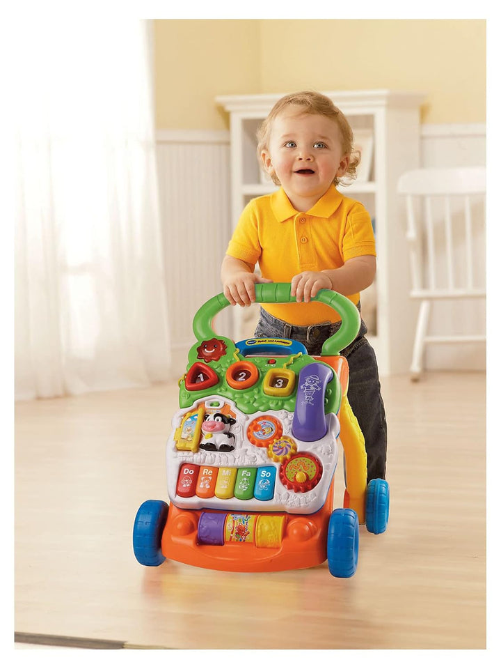 VTech Baby 80-077064 - Spiel und Laufwagen, Normalverpackung, Bunt-Grün/Orange