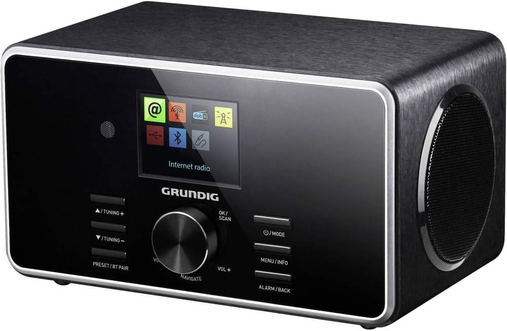 GRUNDIG GIR1120 DTR 5000 X Black, schwarz Schwarz Stereo 2.0 / All-in-one Single, Schwarz Stereo 2.0
