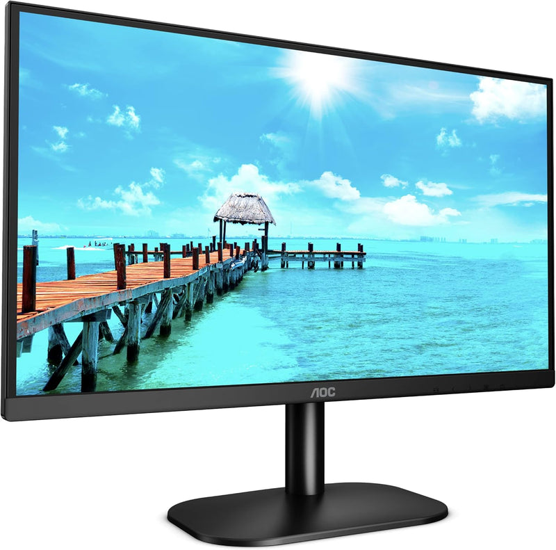 AOC 24B2XHM2 - 24 Zoll FHD Monitor (1920x1080, 75 Hz, VGA, HDMI) schwarz 24 Zoll VA keine Lautsprech