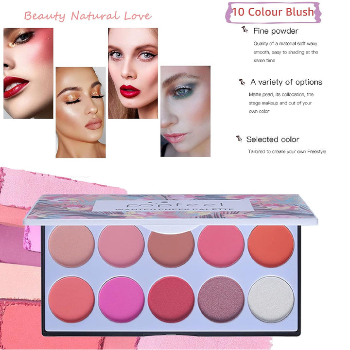 34St Schminkkasten Make-Up Set, Professionelles Kosmetische Schmink Set mit Lidschatten Lippengloss