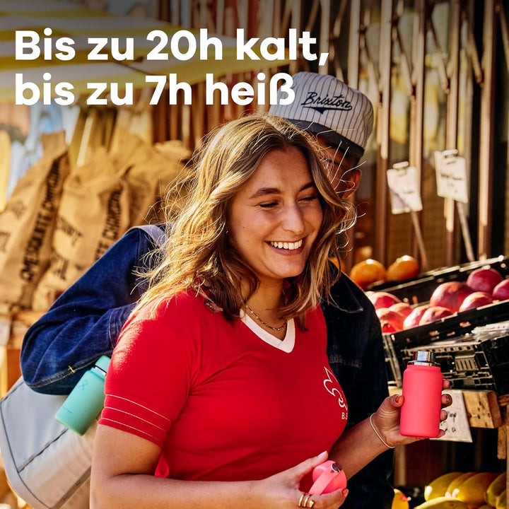 Hydro Flask – Micro Hydro 200 ml (6.7 oz) – Auslaufsichere, isolierte Mini-Flasche mit Clip-On-Trage