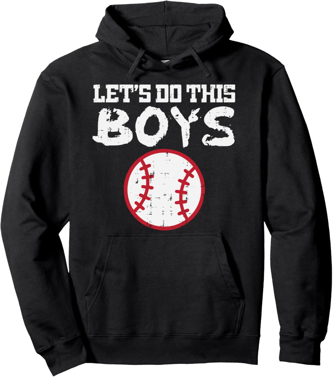 Lässt dies Jungen Baseball Cool Sportspieler Team Trainer Herren Pullover Hoodie