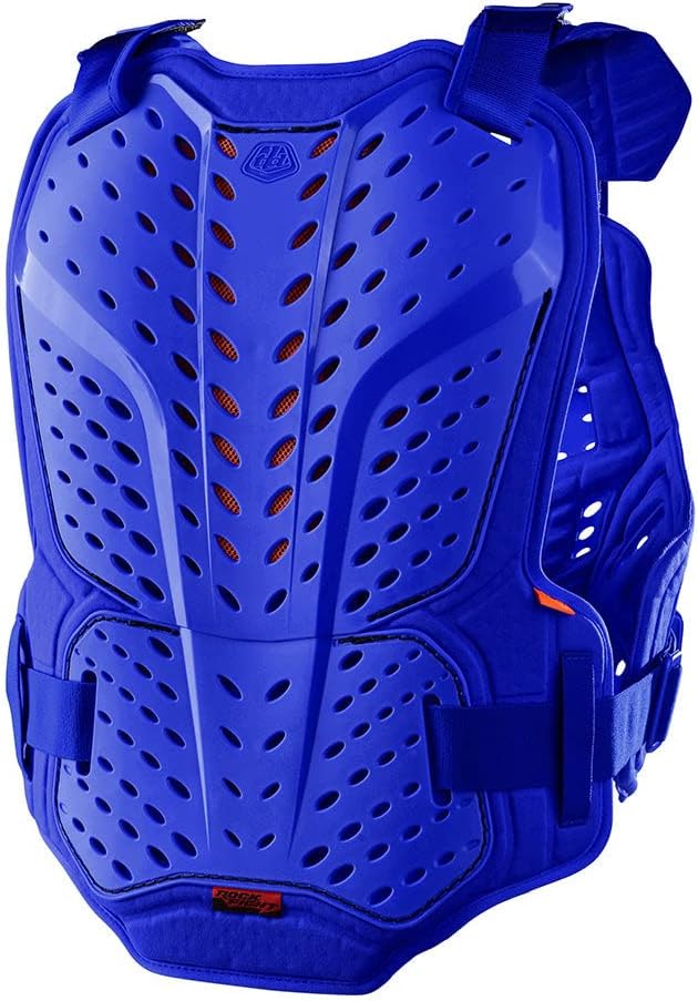 Troy Lee Designs Rockfight CE Brustschutz für Erwachsene, Offroad-Motorrad-Körperpanzer Blau XL/2X,